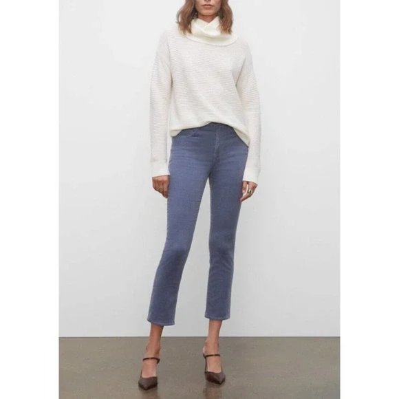 CLUB MONACO High Rise Skinny Corduroy Jeans in Blue Size 25 New Ultra Soft - Picture 5 of 7